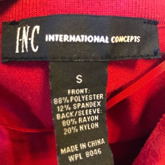 INC Faux Suede Fringe Trim Cardigan Jacket.Size S - Picture 2 of 6